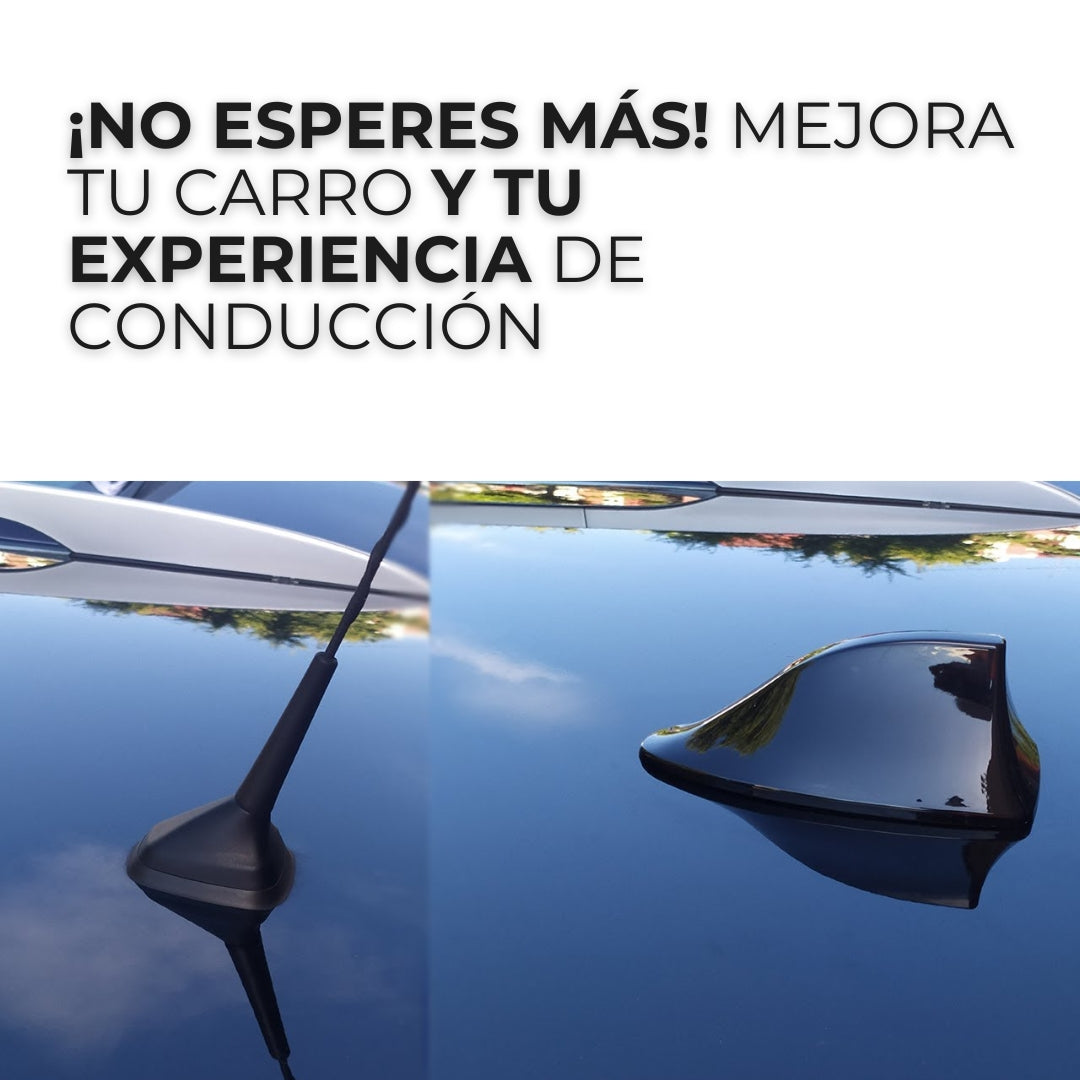 ANTENA ALETA TIBURÓN RADIO CARRO DROP