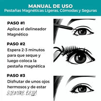 GlamMag™ | Pestañas Magnéticas Sin Pegamento + Delineador GRATIS