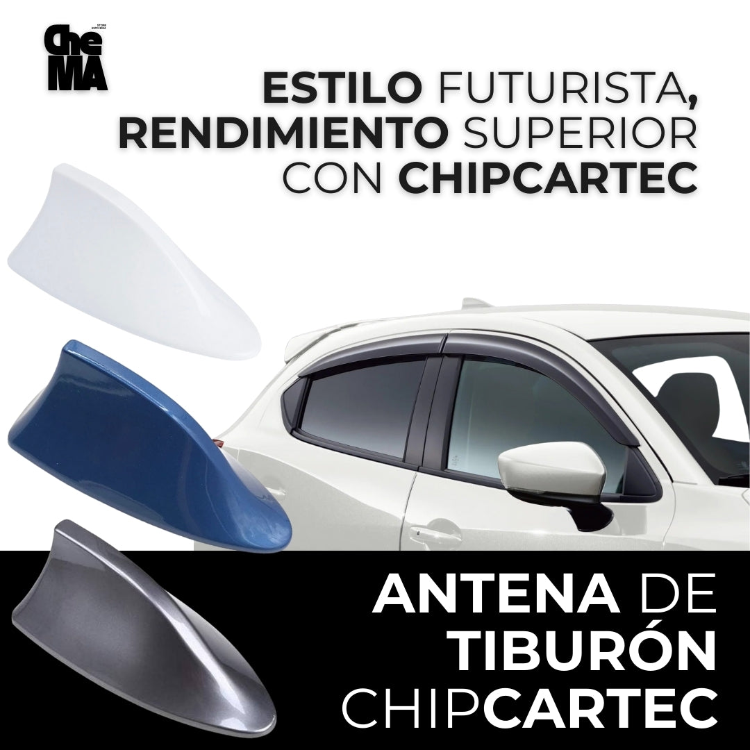 Antena Tiburón para Carro + Regalo: Protección de Bordes de Puertas - Estilo y Seguridad en un Solo Paquete