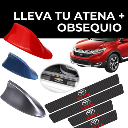 Antena Tiburón para Carro + Regalo: Protección de Bordes de Puertas - Estilo y Seguridad en un Solo Paquete