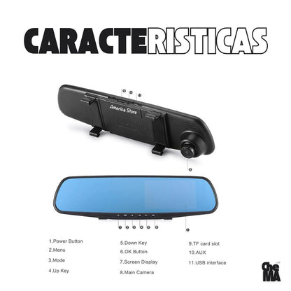 GRAN OFERTA Espejo Retrovisor Retro-Tech