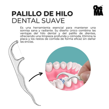 DENTALKIT  Limpieza Dental Palillo De Acero