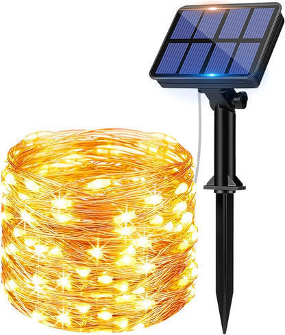 Maravillosas Luces Navideñas De Energia Solar  🎄✨10, 20 y 30 MT.