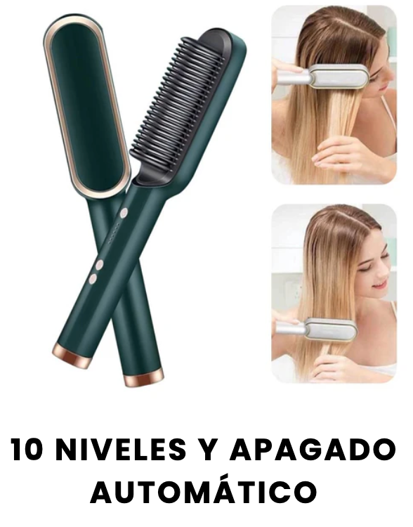 ¡Transforma tu Cabello en Minutos con el Cepillo Alisador Eléctrico!