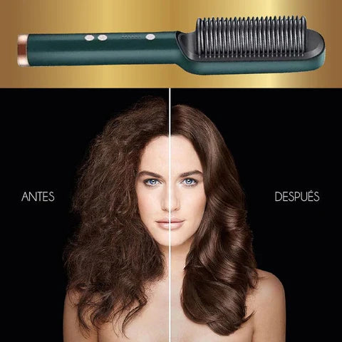 ¡Transforma tu Cabello en Minutos con el Cepillo Alisador Eléctrico!